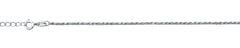 Sterling Silver Twist Chain Anklet