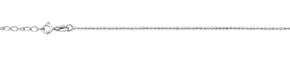 Sterling Silver Small Bead Anklet
