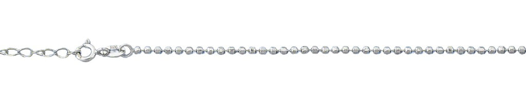 Sterling Silver Bead Anklet