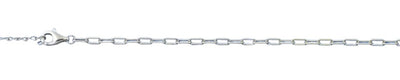 Sterling Silver Square Anklet
