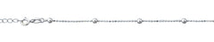 Sterling Silver Big Beads Anklet