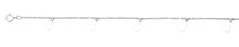 Load image into Gallery viewer, Sterling Silver Rhodium Plated Butterflies Anklet