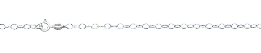 Sterling Silver Rolo Chain Anklet