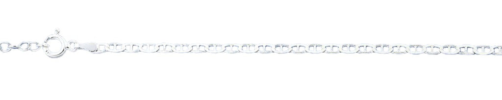 Sterling Silver Polished Marina Anklet