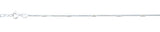 Sterling Silver Polished 0.9mm Anklet