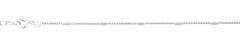 Sterling Silver Polished 0.9mm Anklet