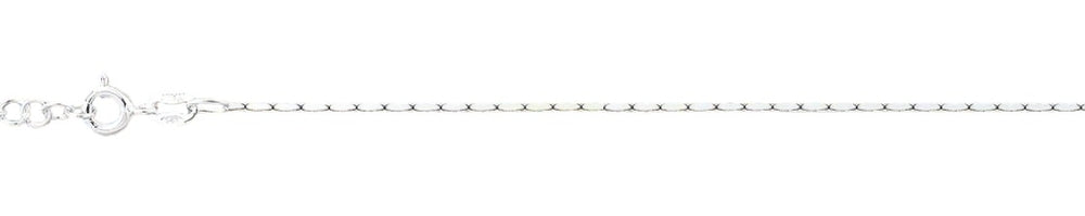 Sterling Silver Polished 0.8mm Anklet