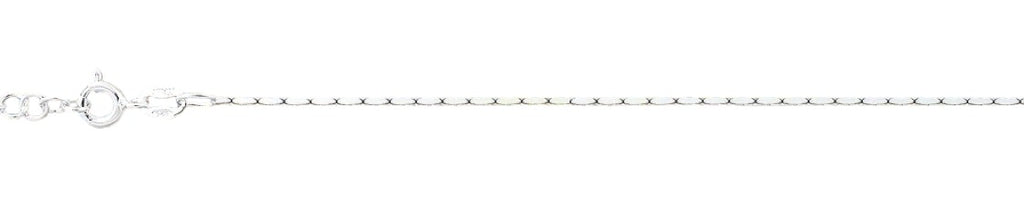 Sterling Silver Polished 0.8mm Anklet