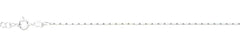 Sterling Silver Polished 0.8mm Anklet
