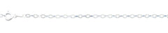 Sterling Silver Polished Flat Rolo Anklet