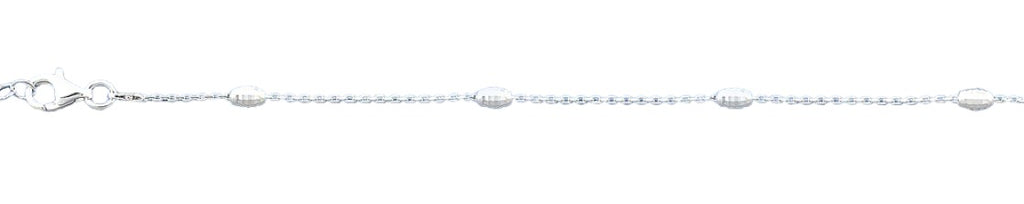 Sterling Silver Polished Anklet
