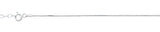 Sterling Silver Diamond Cut 0.9mm Anklet