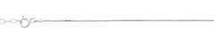 Sterling Silver Diamond Cut 0.9mm Anklet