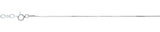 Sterling Silver Diamond Cut 0.6mm Anklet