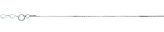 Sterling Silver Diamond Cut 0.6mm Anklet