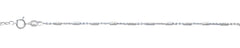 Sterling Silver Diamond Cut 1.7mm Anklet