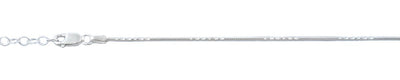 Sterling Silver Polished Diamond Cut Anklet