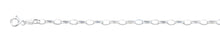 Load image into Gallery viewer, Sterling Silver Polished Oval Link Chain Anklet