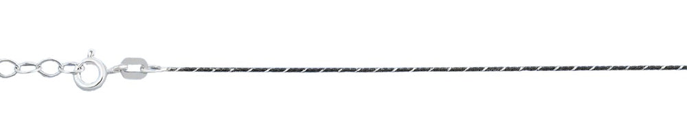 Sterling Silver Polished 0.6mm Anklet