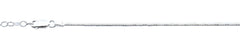 Sterling Silver Diamond Cut Snake Chain Anklet