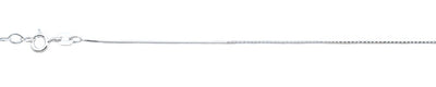 Sterling Silver Diamond Cut 0.7mm Snake Chain Anklet
