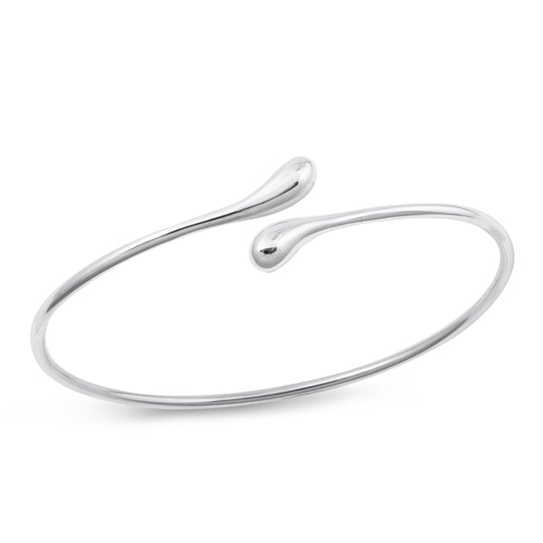 Sterling Silver High Polish Bangle Bracelet-1.8mm