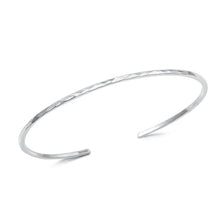 Load image into Gallery viewer, Sterling Silver High Polish Bangle Bracelet-1.4mm