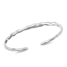 Load image into Gallery viewer, Sterling Silver High Polish Plain Bangle Bracelet