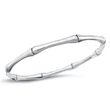 Sterling Silver Polished Bangle Bracelet-4.4mm