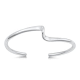 Sterling Silver High Polish Bangle Bracelet-3.5mm