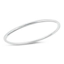 Load image into Gallery viewer, Sterling Silver Polished 3mm Bangle Bracelet