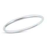 Sterling Silver Polished 4mm Bangle Bracelet