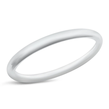 Load image into Gallery viewer, Sterling Silver Polished Bangle Bracelet