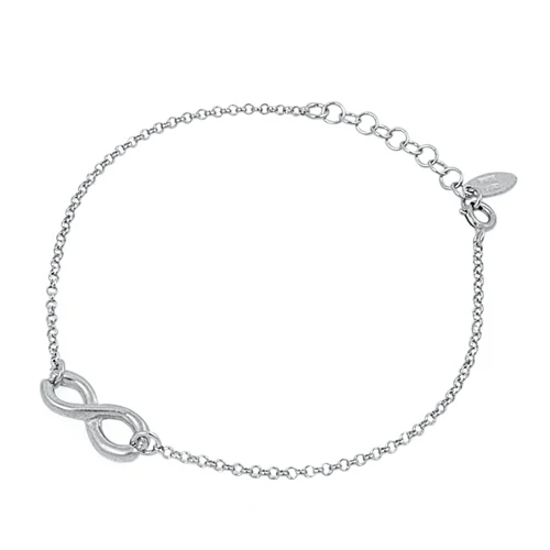 Sterling Silver Infinity Bracelet