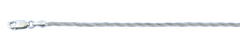 Sterling Silver Polished Bracelet-length- 7.5 inches,Thickness: 1.8 mm