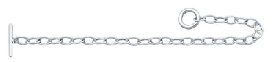 Sterling Silver Rhodium Plated Toggle Bracelet
