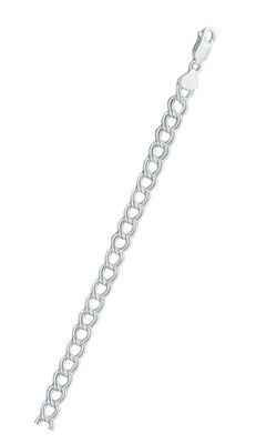 Italian Sterling Silver Charm Link 080 Bracelet