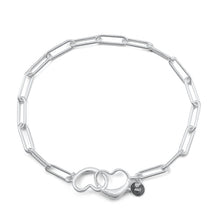 Load image into Gallery viewer, Sterling Silver Polished Infinity Bracelet