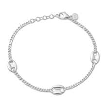 Load image into Gallery viewer, Sterling Silver Polished Anchor Link Bracelet