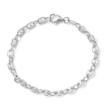 Load image into Gallery viewer, Sterling Silver Polished Marina Bracelet