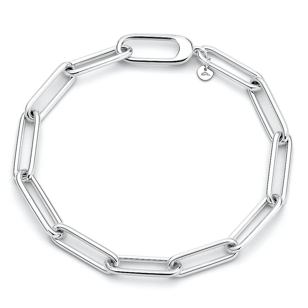 Sterling Silver Polished 6.3mm Paperclip Bracelet