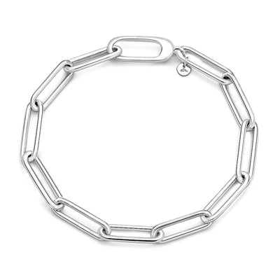 Sterling Silver Anti Tarnish Paperclip Bracelet