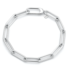 Sterling Silver Polished 6.3mm Paperclip Bracelet