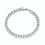 Sterling Silver Polished Link Bracelet