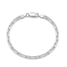 Load image into Gallery viewer, Sterling Silver Polished Mariner Anchor Bracelet