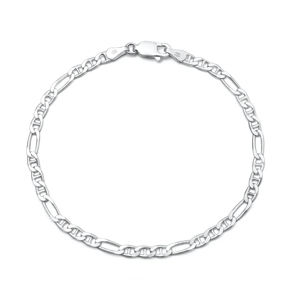 Sterling Silver Anti Tarnish 080 Marina Bracelet