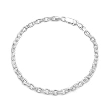 Load image into Gallery viewer, Sterling Silver Anti Tarnish 120 Flat Edge Anchor Bracelet