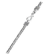 Load image into Gallery viewer, Sterling Silver Oxidized 2.5mm Bali Necklace