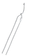 Load image into Gallery viewer, Sterling Silver Adjustable Rope Chain
