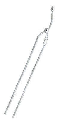Sterling Silver Adjustable Rope Chain